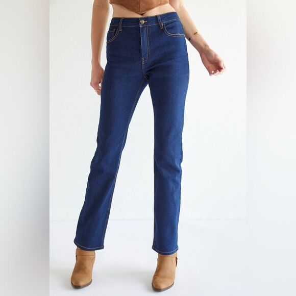 Harper Women's Heritage High Rise Dark Wash Slim Bootcut Jeans Size 26 - Picture 3 of 8